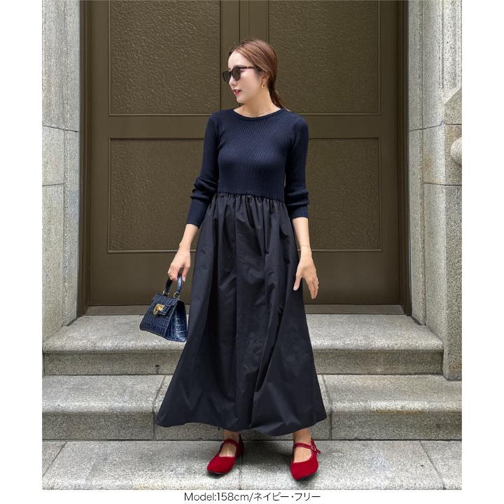 SAYAKAさんコラボ ドッキングワンピース レディース 50代 40代 SAYAKAさんコラボ ドッキングワンピース レディース 50代 40代