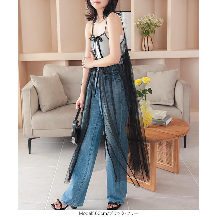 GIVENCHY ジバンシー キャミワンピース ストール付き リネン混 40 L 洗える】リネンレーヨンストレッチ キャミソール ワンピース