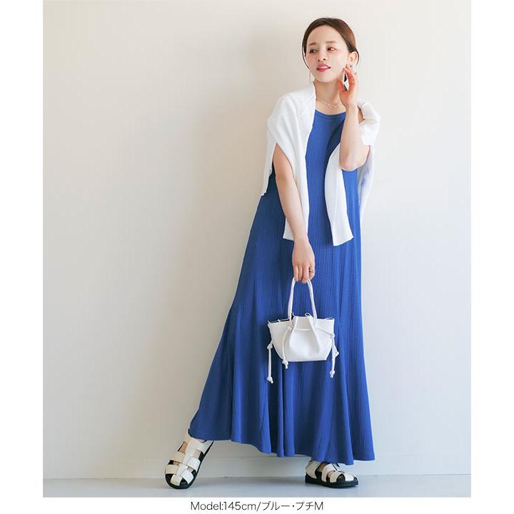 月菜 ワンピース KOBE LETTUCE ワンピース 夏 春 ロング ブラキャミソール カップ