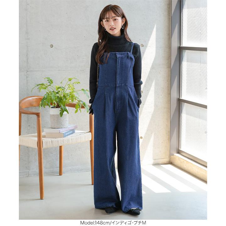 KOBE LETTUCE サロペット 40代 低身長 デニムサロペット