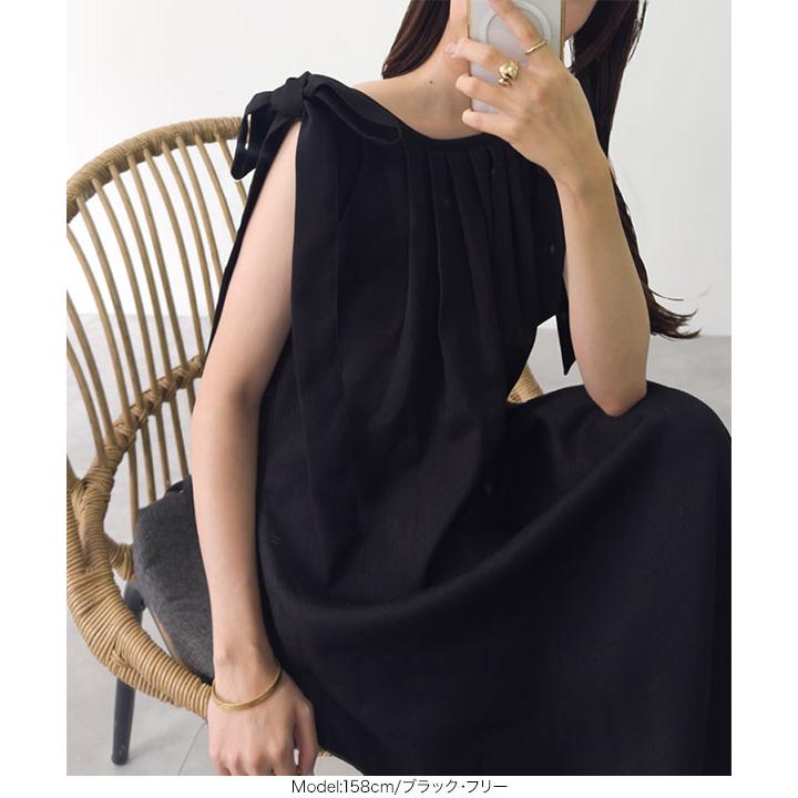 KOBE LETTUCE ワンピース ロング 夏 ノースリーブ きれいめ