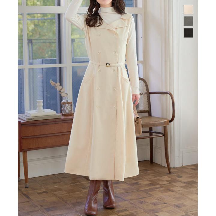 Mystrada トレンチジレワンピース M グレー Mystrada（マイストラーダ）の「トレンチジレワンピース（ワンピース