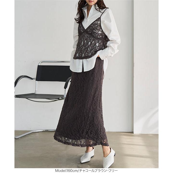 KOBE LETTUCE（神戸レタス） レース スカート レースキャミ