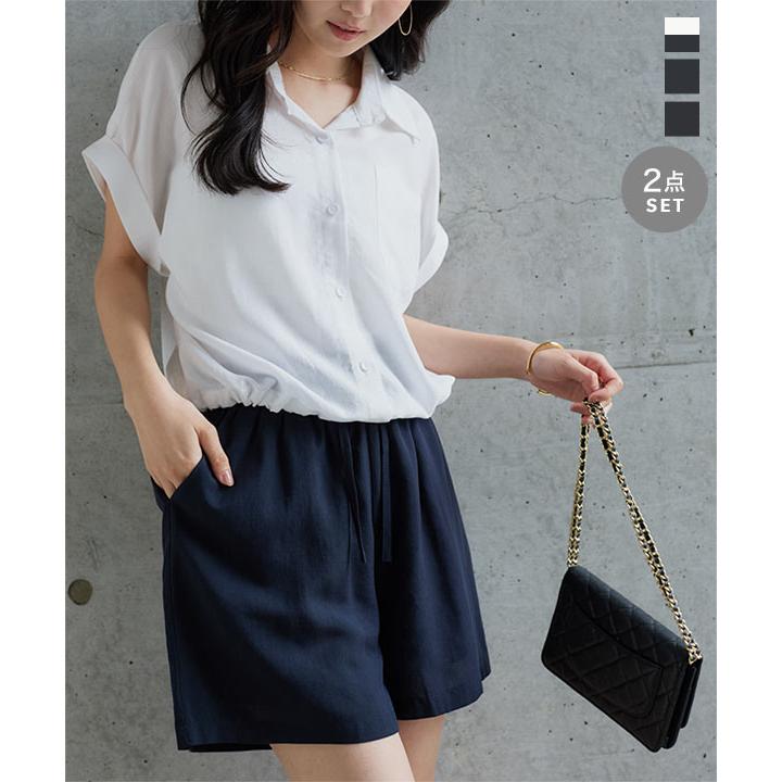 KOBE LETTUCE（神戸レタス） セットアップ レディース 夏 40代 シャツ
