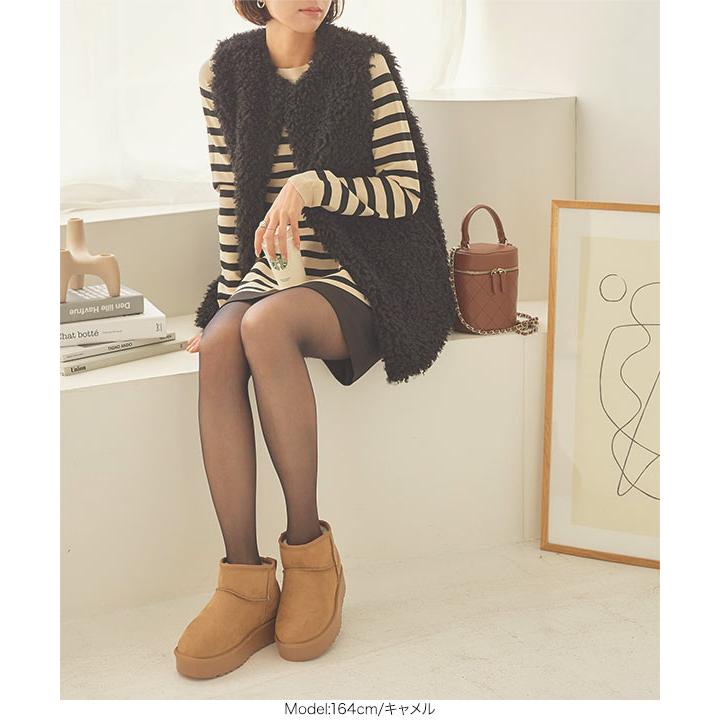 KOBE LETTUCE（神戸レタス） ムートンブーツ 厚底 40代 50代 30代 秋