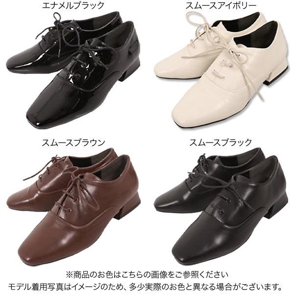 シューズ オックスフォード 靴 レースアップシューズ マニッシュ エナメル スムース ローヒール 歩きやすい 秋冬 レディースi1992 神戸レタスkobelettuce 通販 Paypayモール