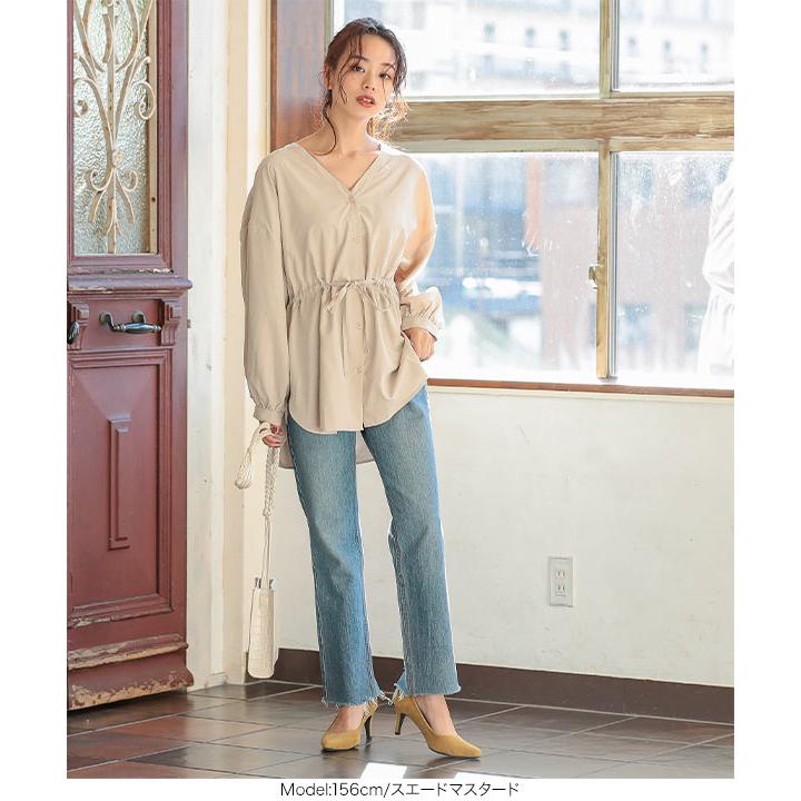 スエードパンプス KOBE LETTUCE パンプス 7cm ヒール 春 ロングノーズ ポイン