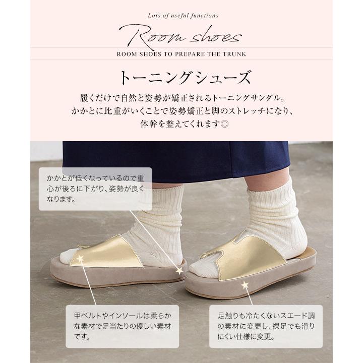 KOBE LETTUCE（神戸レタス） トーニング姿勢矯正スリッパ 健康サンダル