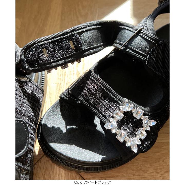 KOBE LETTUCE サンダル レディース 厚底 ビジュー 40代 50代 30 KOBE LETTUCE サンダル レディース 厚底 ビジュー 40代 50代 30