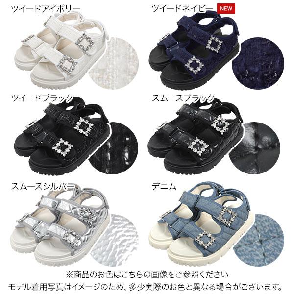 KOBE LETTUCE サンダル レディース 厚底 ビジュー 40代 50代 30 KOBE LETTUCE サンダル レディース 厚底 ビジュー 40代 50代 30