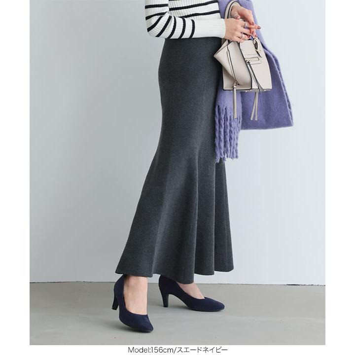 パンプス レディース シューズ 機能系 7cmヒール ラウンドトゥ シンプル 靴 痛くない 走れる オフィス お仕事 I930 | KOBE LETTUCE | 22