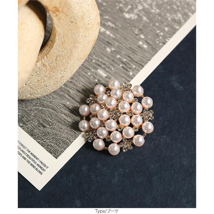 KOBE LETTUCE（神戸レタス） コサージュ パールモチーフブローチ