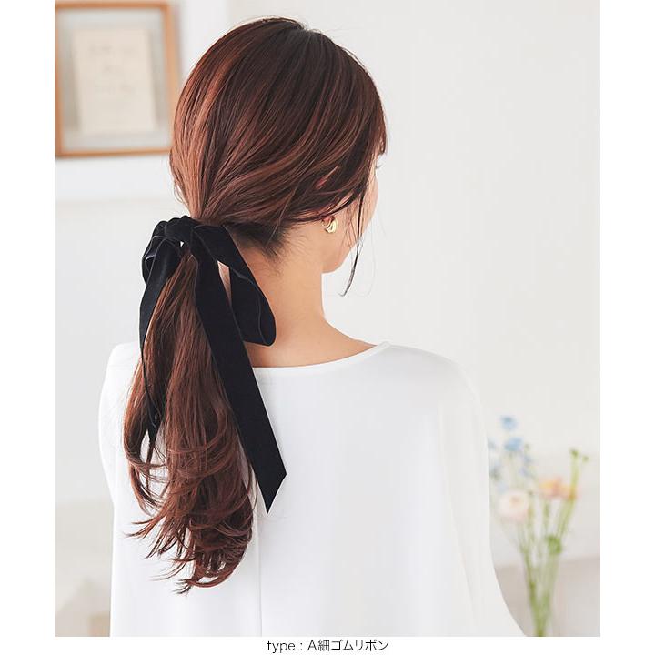 KOBE LETTUCE ヘアゴム ヘアアクセサリー シュシュ ベロアリボン KOBE LETTUCE ヘアゴム ヘアアクセサリー シュシュ ベロアリボン