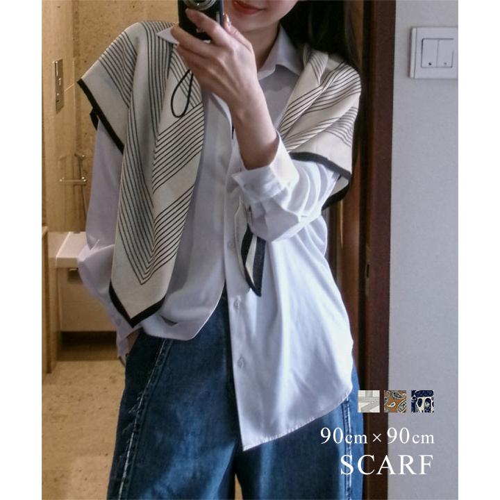 KOBE LETTUCE（神戸レタス） スカーフ ストール 大判 90cm 正方形