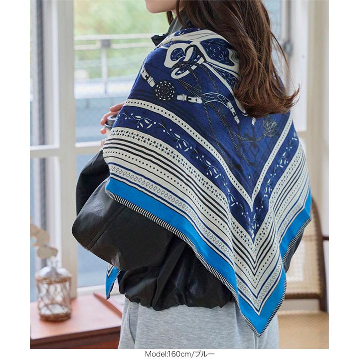 KOBE LETTUCE（神戸レタス） スカーフ ストール 大判 90cm 正方形