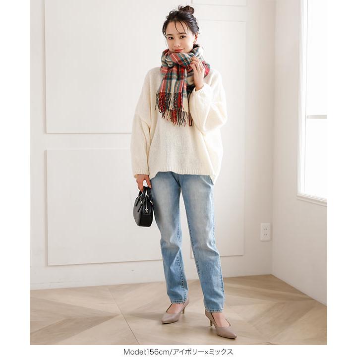 KOBE LETTUCE（神戸レタス） マフラー レディース 大判ストール グレン