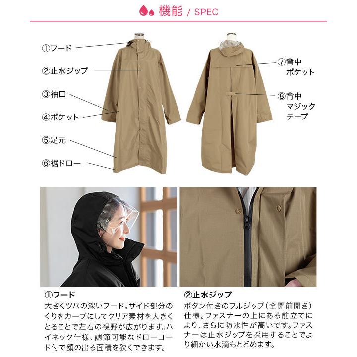 KOBE LETTUCE（神戸レタス） レインコート レディース ユニセックス