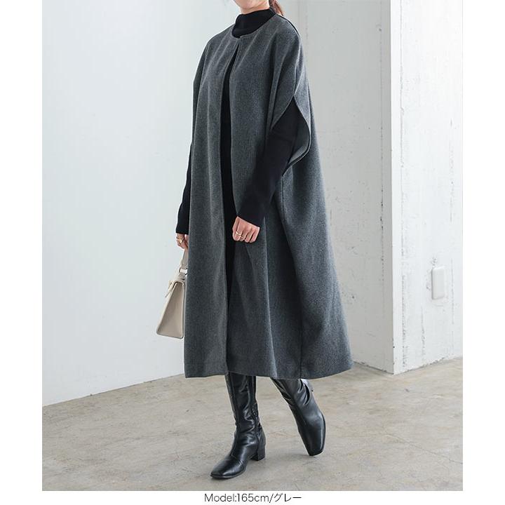 KOBE LETTUCE（神戸レタス） コート ロングケープコート レディース