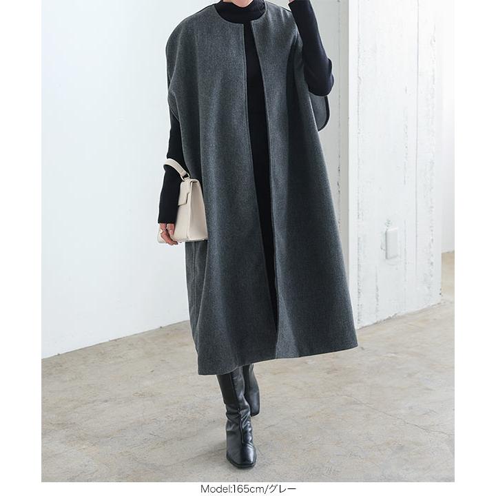 KOBE LETTUCE（神戸レタス） コート ロングケープコート レディース