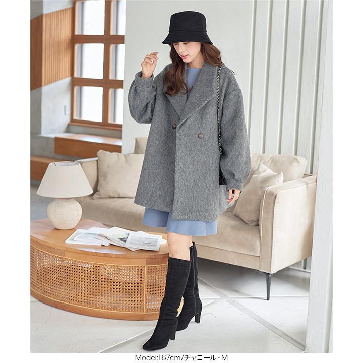 KOBE LETTUCE コート レディース 長袖 40代 50代 冬 秋 ミディアム  