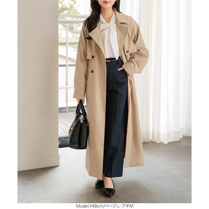 KOBE LETTUCE（神戸レタス） トレンチコート レディース ロング 低身長