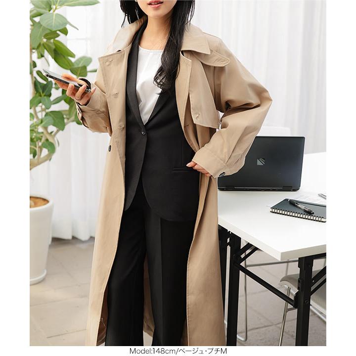 KOBE LETTUCE（神戸レタス） トレンチコート レディース ロング 低身長