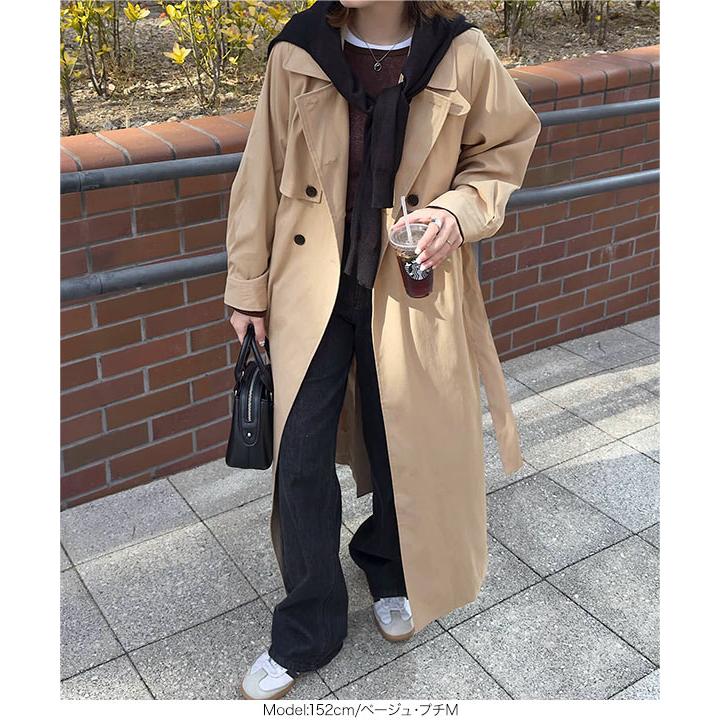 KOBE LETTUCE（神戸レタス） トレンチコート レディース ロング 低身長
