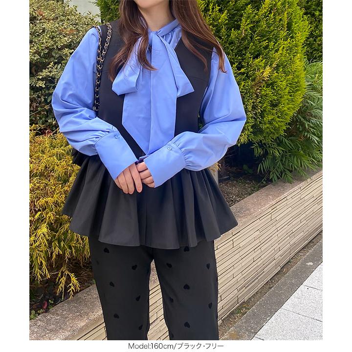 KOBE LETTUCE（神戸レタス） コート ダンボールペプラムVネックベスト