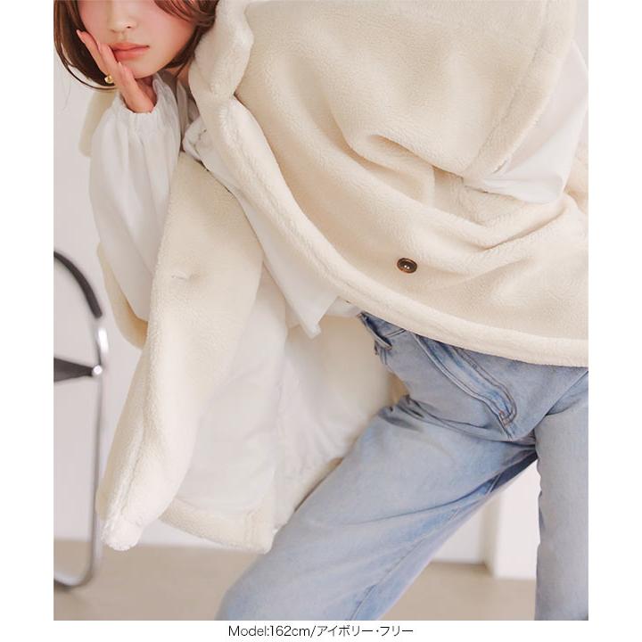 KOBE LETTUCE（神戸レタス） ケープ コート レディース ファー 暖かい