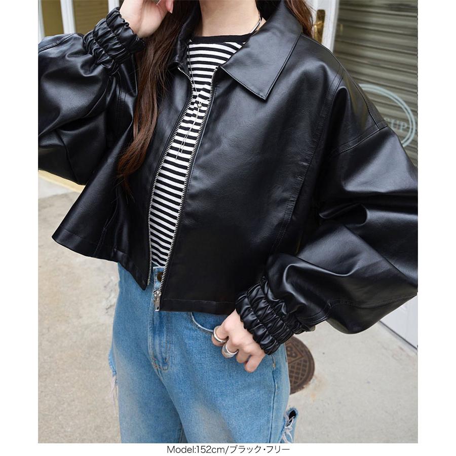 KOBE LETTUCE（神戸レタス） フェイクレザーブルゾン ブルゾン