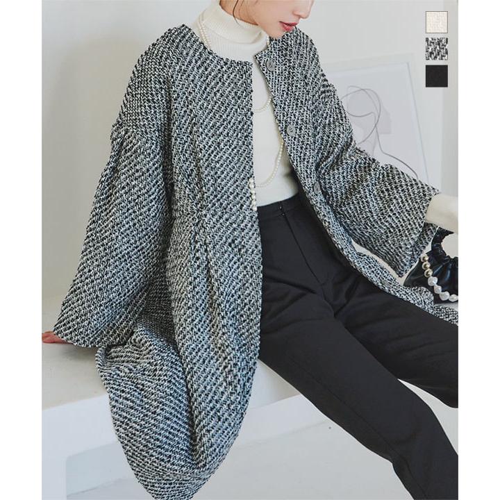 KOBE LETTUCE（神戸レタス） コート レディース 40代 50代 ツイード