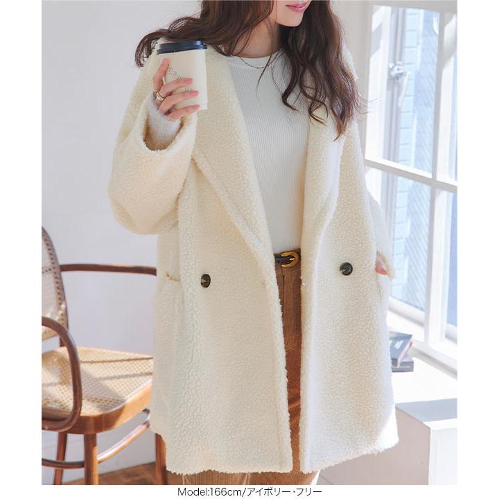 KOBE LETTUCE（神戸レタス） コート レディース 長袖 秋 冬 ボアコート