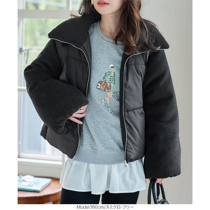 KOBE LETTUCE（神戸レタス） 中綿ジャケット レディース 中綿コート