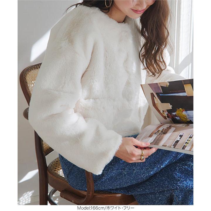 KOBE LETTUCE（神戸レタス） エコファー コート レディース エコファー