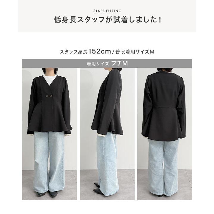KOBE LETTUCE（神戸レタス） ジャケット スーツ レディース ノーカラー