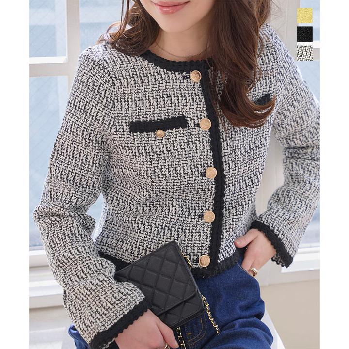 KOBE LETTUCE（神戸レタス） ツイードジャケット レディース アウター