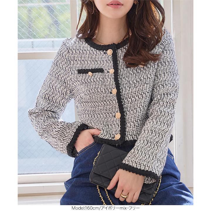 KOBE LETTUCE（神戸レタス） ツイードジャケット レディース アウター