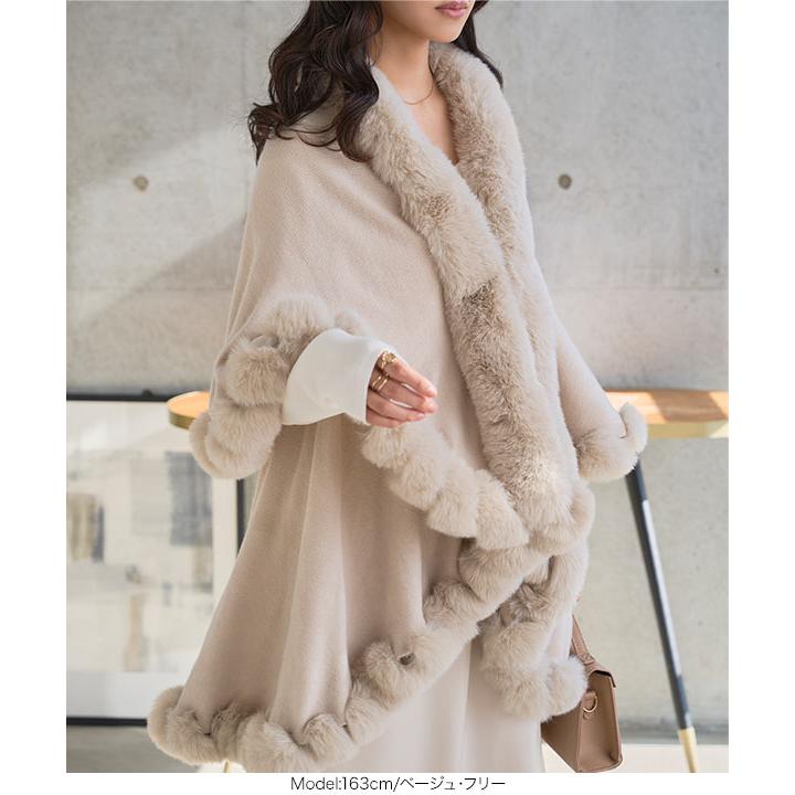 KOBE LETTUCE（神戸レタス） アウター レディース ケープコート 40代