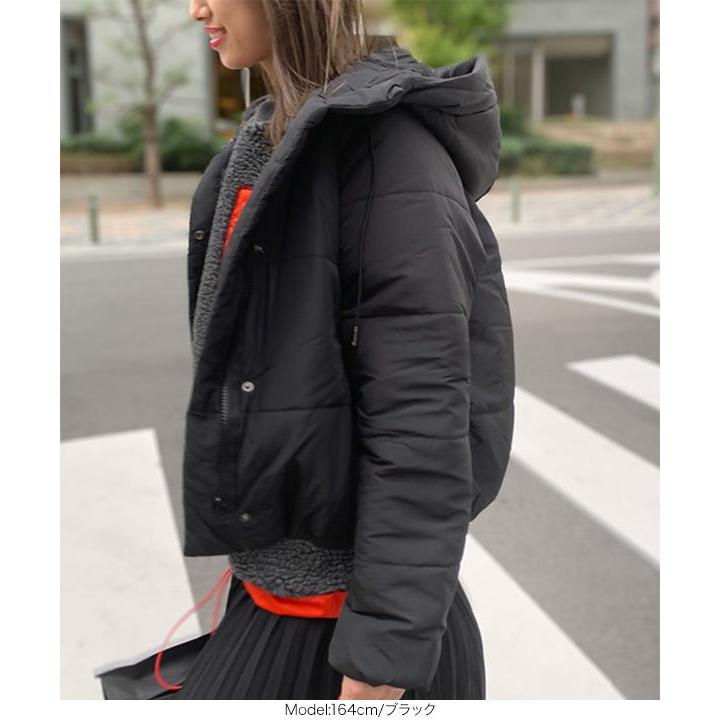 ふんわり軽くてあったかい」洗えるショート丈コート（中綿入り 
