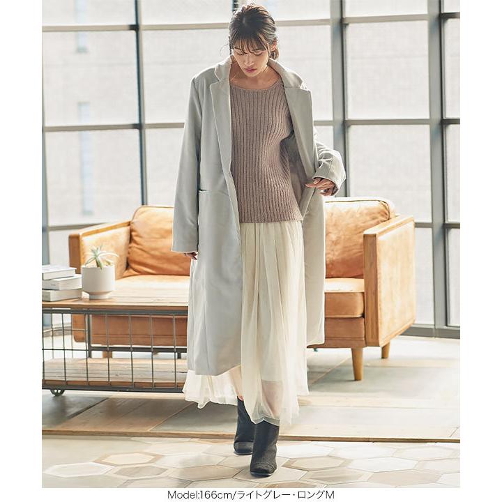 大きいサイズ 23区 ウーステッドウールツイルロングジレ(自由区ICBクミキョク 大きいサイズ 23区 ウーステッドウールツイルロングジレ(自由区ICB