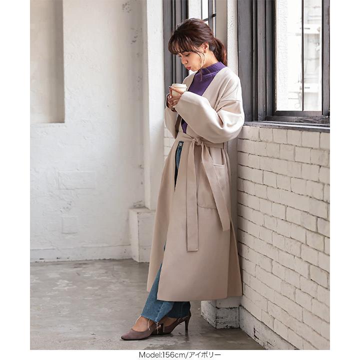 ケーブルニットロングコート Max Mara（マックスマーラ） コート ウール カシミヤ ケーブル 編み