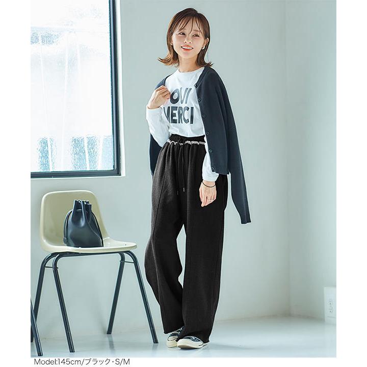 KOBE LETTUCE ワイドパンツ レディース 秋 田中亜希子さんコラボ KOBE LETTUCE ワイドパンツ レディース 秋 田中亜希子さんコラボ