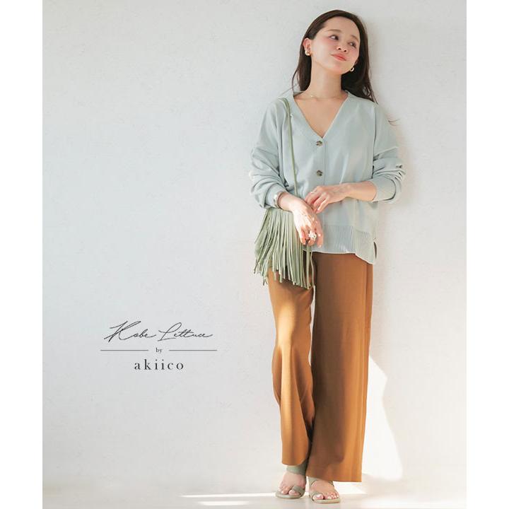 KOBE LETTUCE ワイドパンツ レディース ボトムス 田中亜希子さん KOBE LETTUCE ワイドパンツ レディース ボトムス 田中亜希子さん