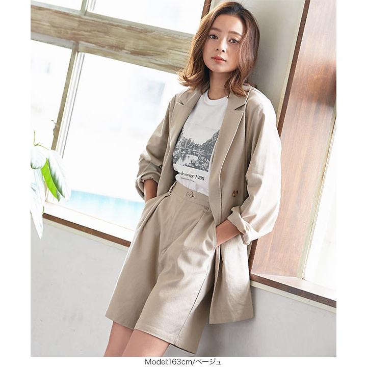 KOBE LETTUCE ボトムス ハーフパンツ リネン 春夏 大人 上品