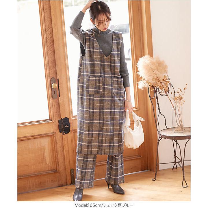 KOBE LETTUCE（神戸レタス） パンツ ストレート きれいめ フェイク