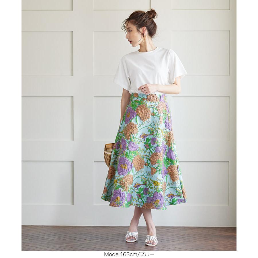 KOBE LETTUCE スカート レディース ボトムス 夏 花柄 フレア KOBE LETTUCE スカート レディース ボトムス 夏 花柄 フレア