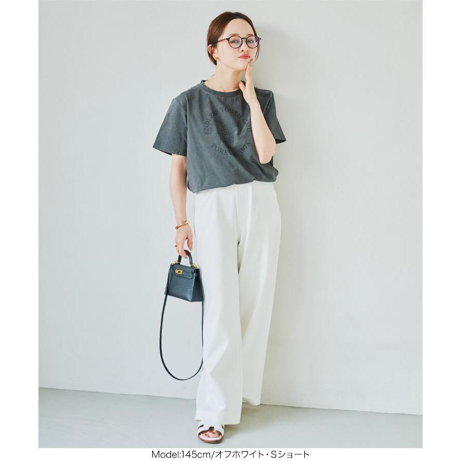 KOBE LETTUCE（神戸レタス） 田中亜希子さんコラボ ワイドパンツ