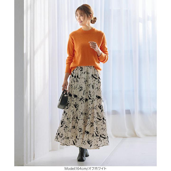 KOBE LETTUCE スカート レディース ナロースカート 花柄 冬 KOBE LETTUCE スカート レディース ナロースカート 花柄 冬