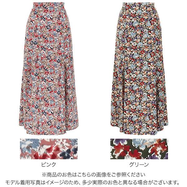 KOBE LETTUCE（神戸レタス） スカート レディース ロング 冬 花柄