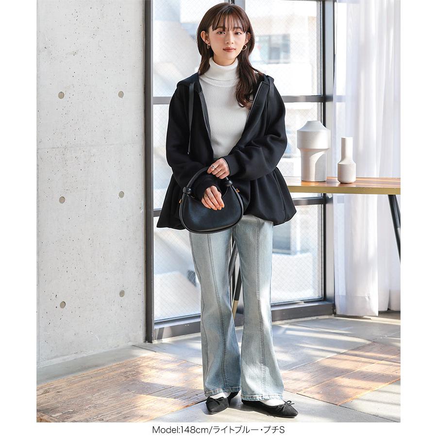 KOBE LETTUCE デニムパンツ レディース フレア 40代 50代 30代